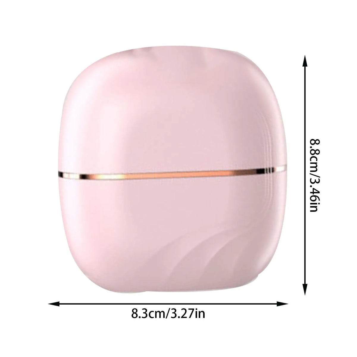 Wymiary różowej mini prostownicy