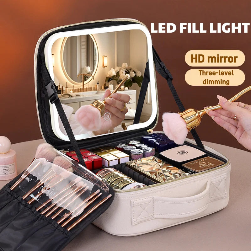 Kosmetyczka z lusterkiem LED, zdjęcie 2